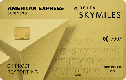 Delta SkyMiles® Gold Business American Express Card image